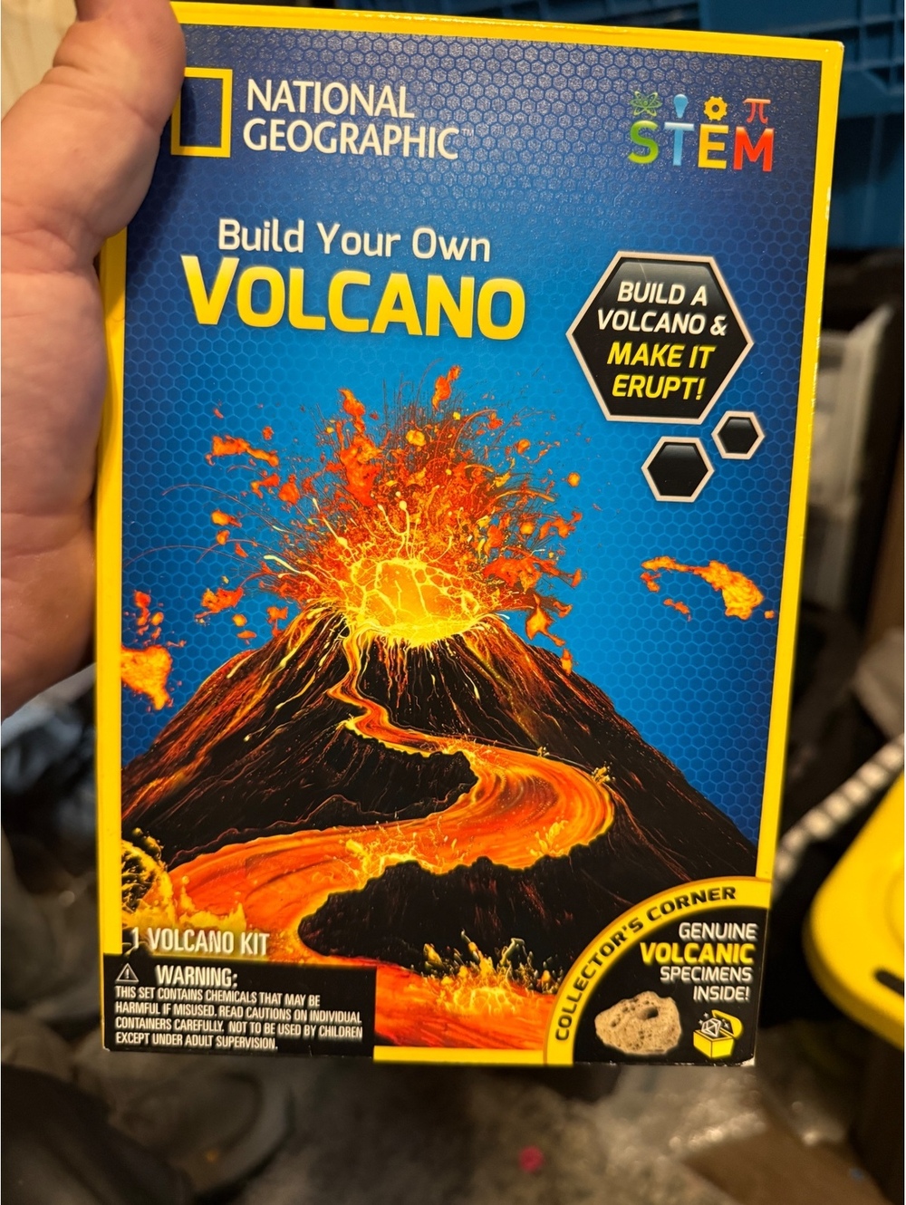 National Geographic Build Your Own Volcano STEM Kit
